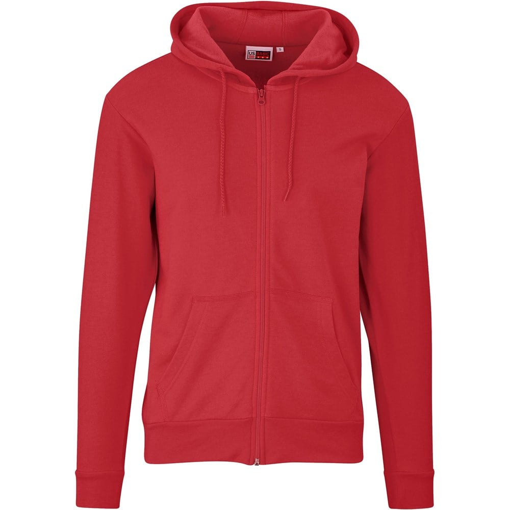Mens Bravo Hooded Sweater - Red